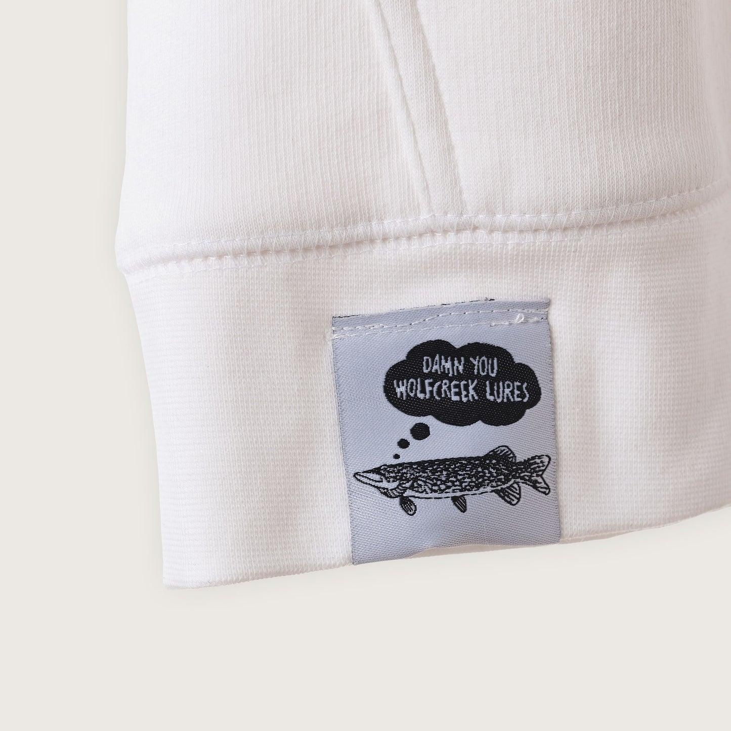 Pike Logo Hoodie White