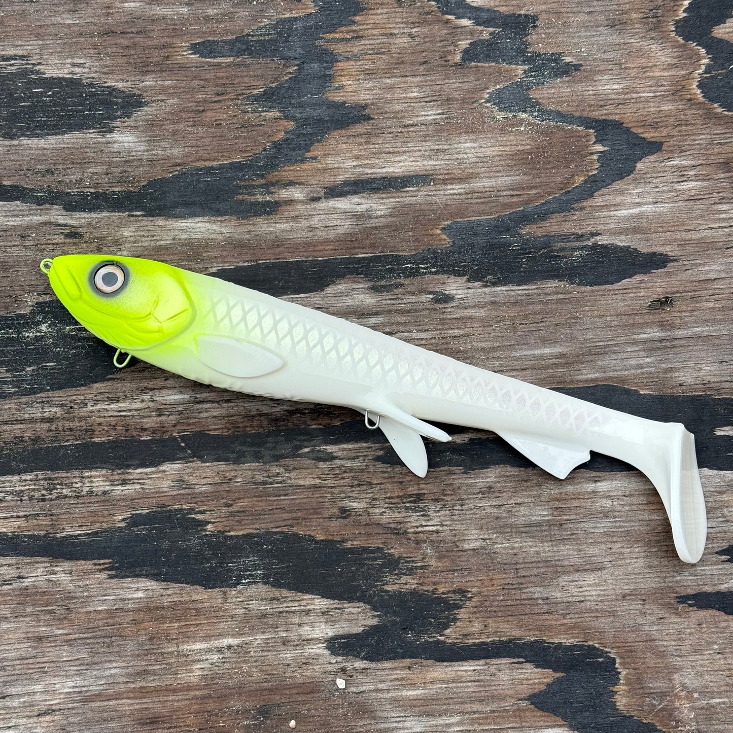 Monster Shad Internal Harness - Lemon Head