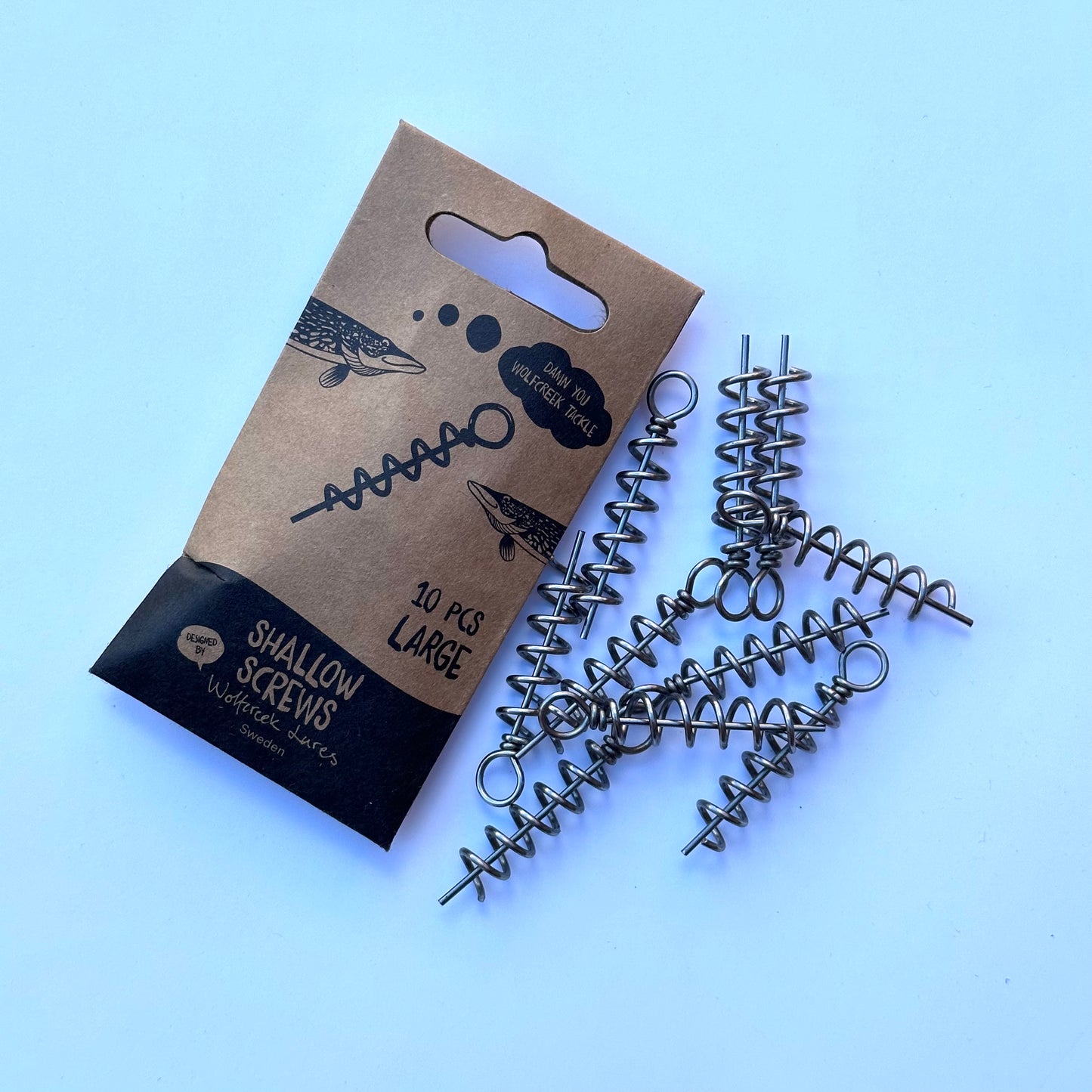 Wolfcreek Lures Shallow Screw - S & L 10-pack