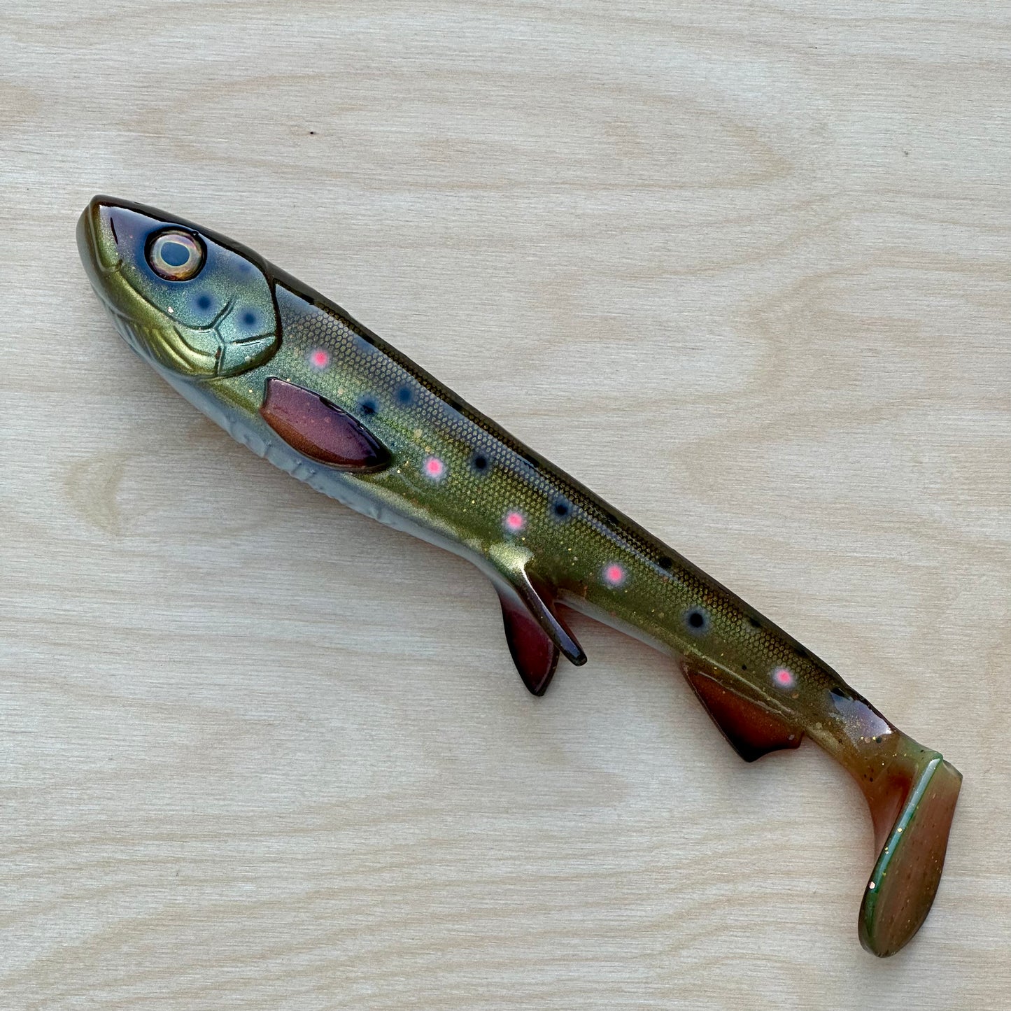 Wolfcreek Shad 29 cm - Motoroil Trout