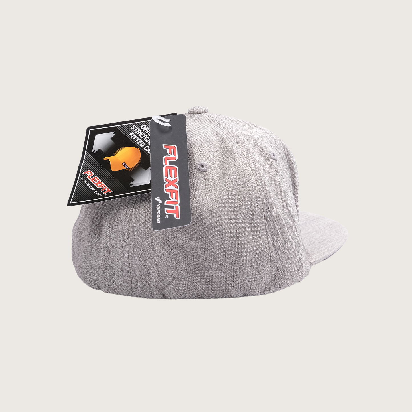 Pike Logo Fitted Flexfit - Heather Grey