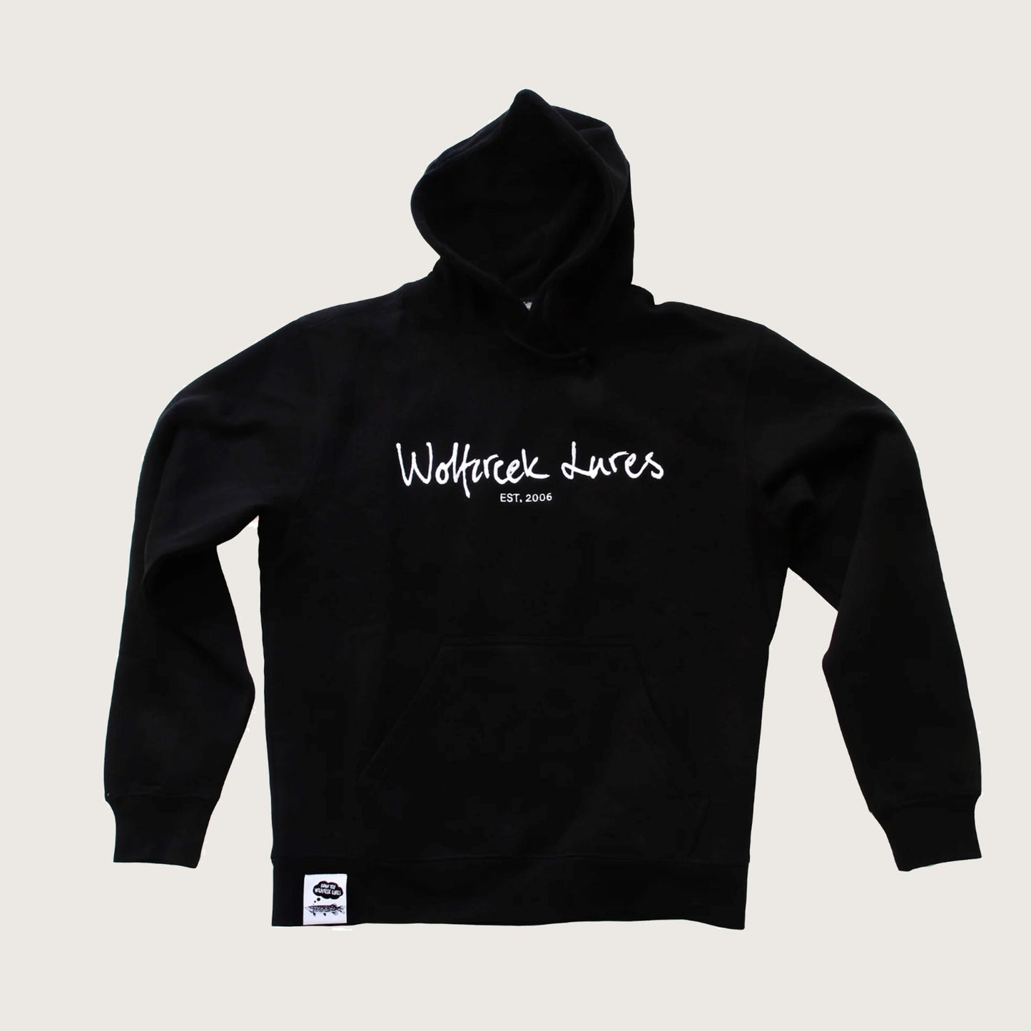 Klassischer Logo-Hoodie in Schwarz