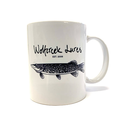 Wolfcreek Lures Classic Logo Ceramic - A Damn Good Coffee Mug!