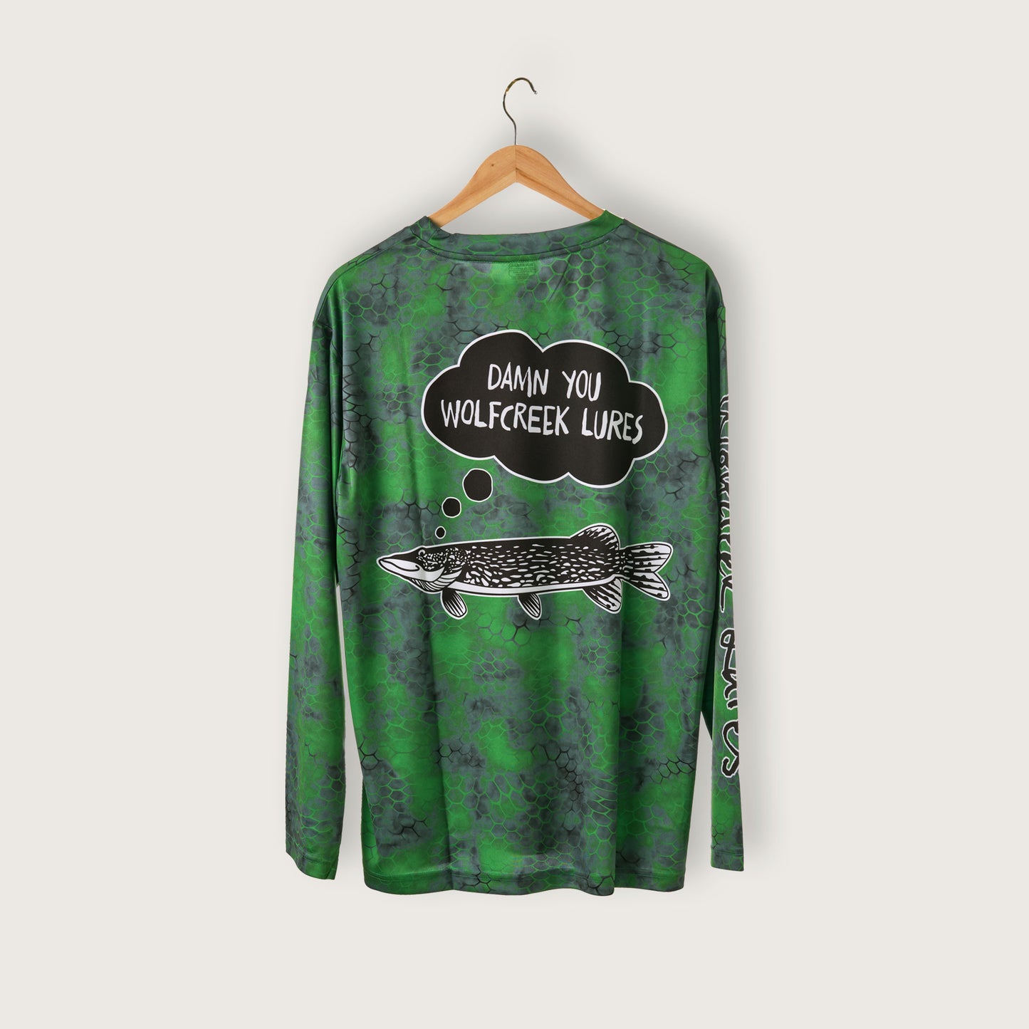 Wolfcreek Lures Solar Tech Long Sleeve Green