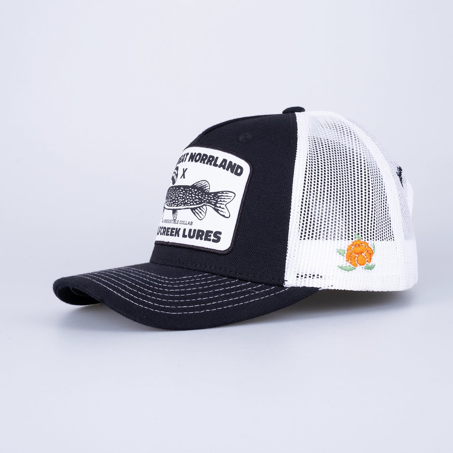 Norrland x Wolfcreek Collab Trucker Cap - Black