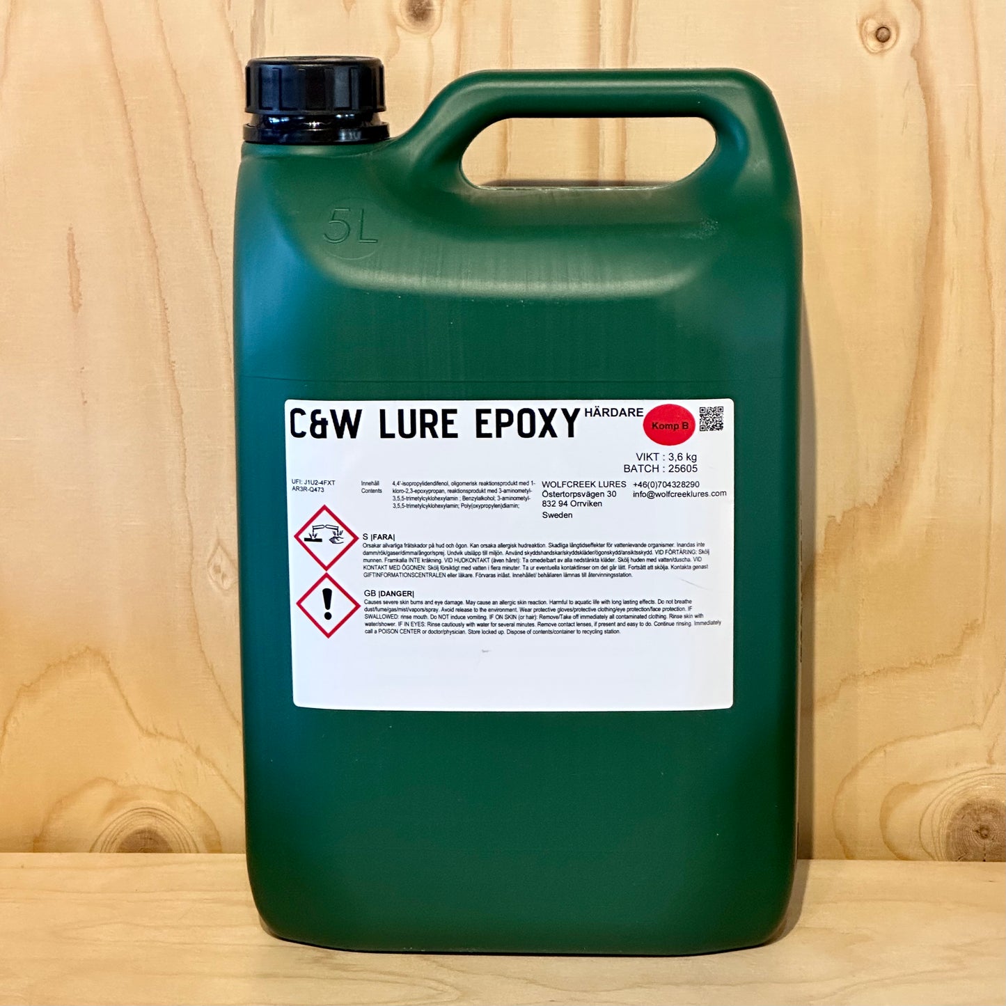 C&W Lure Epoxy Bio Based 8 liter