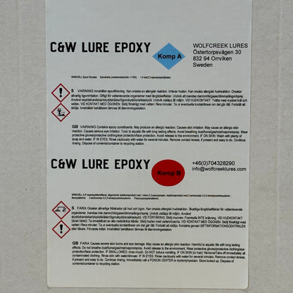 C&W Lure Epoxy Bio Based 0,5 Liter