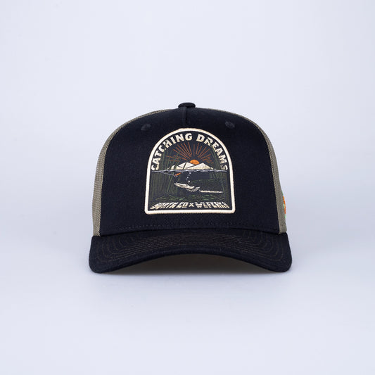 Norrland x Wolfcreek Dreams Trucker Cap - Black