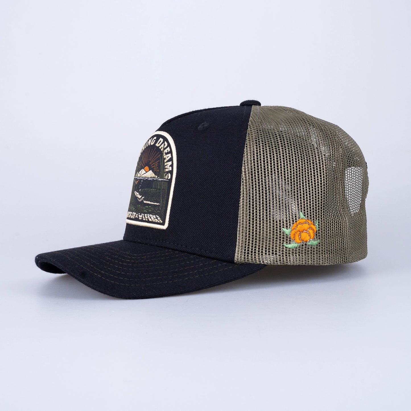 Norrland x Wolfcreek Dreams Trucker Cap - Black