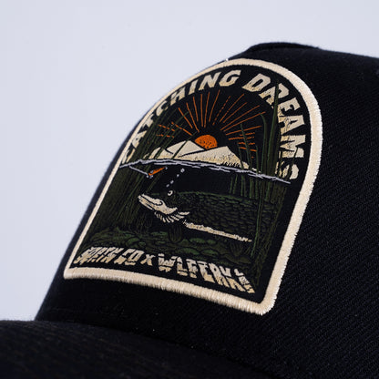 Norrland x Wolfcreek Dreams Trucker Cap - Black