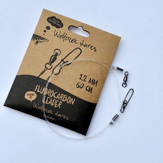 Wolfcreek Lures Fluorocarbon Leader - 1.2mm 60cm (1-pack)