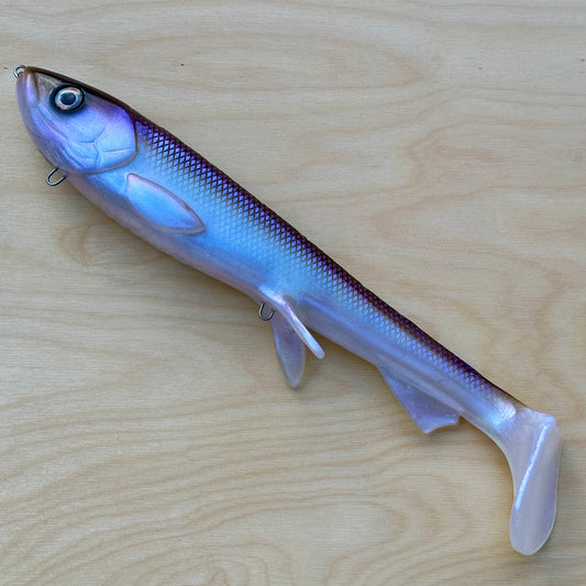 Monster Shad Internal Harness - Wakasagi UV