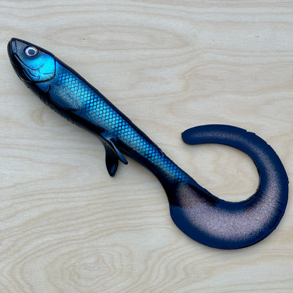 Monster Curly - Black Striped Ghost UV