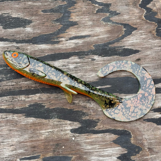Monster Curly - Motoroil Copper Burbot