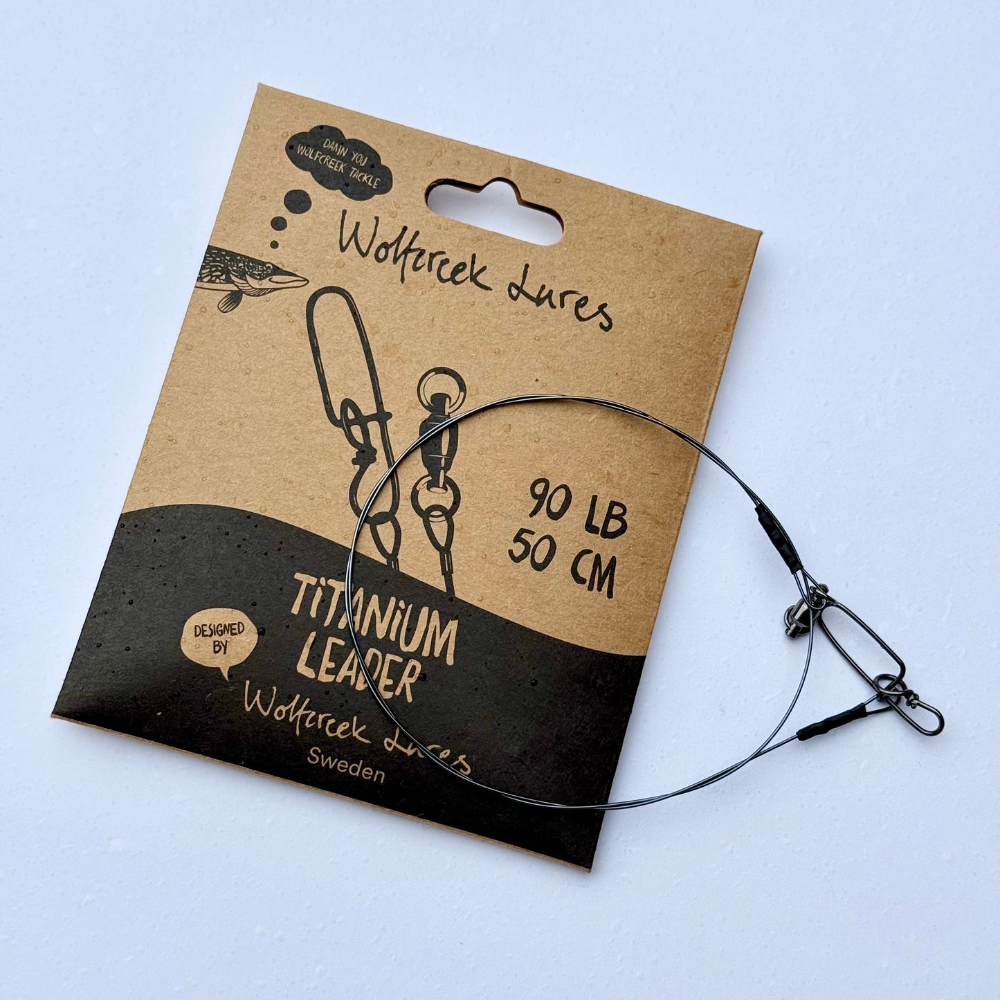 Wolfcreek Lures Titanium Leader - 0,9mm 50cm (1-pack)