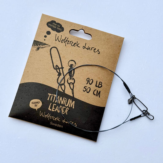 Wolfcreek Lures Titanium Leader - 0,9mm 50cm (1-pack)