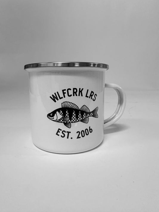 WLFCRK LRS Logo Enamel - A Damn Good Coffee Mug!