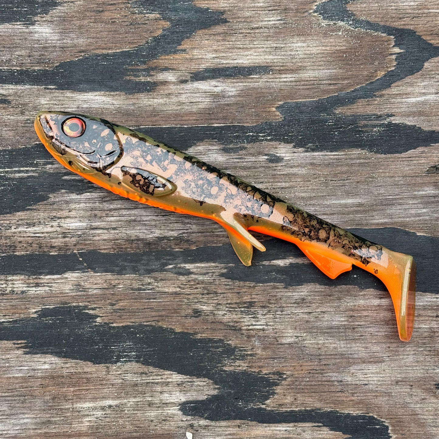 Wolfcreek Shad 29 cm - Motoroil Copper Burbot