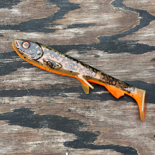 Wolfcreek Shad 29 cm - Motoroil Copper Burbot